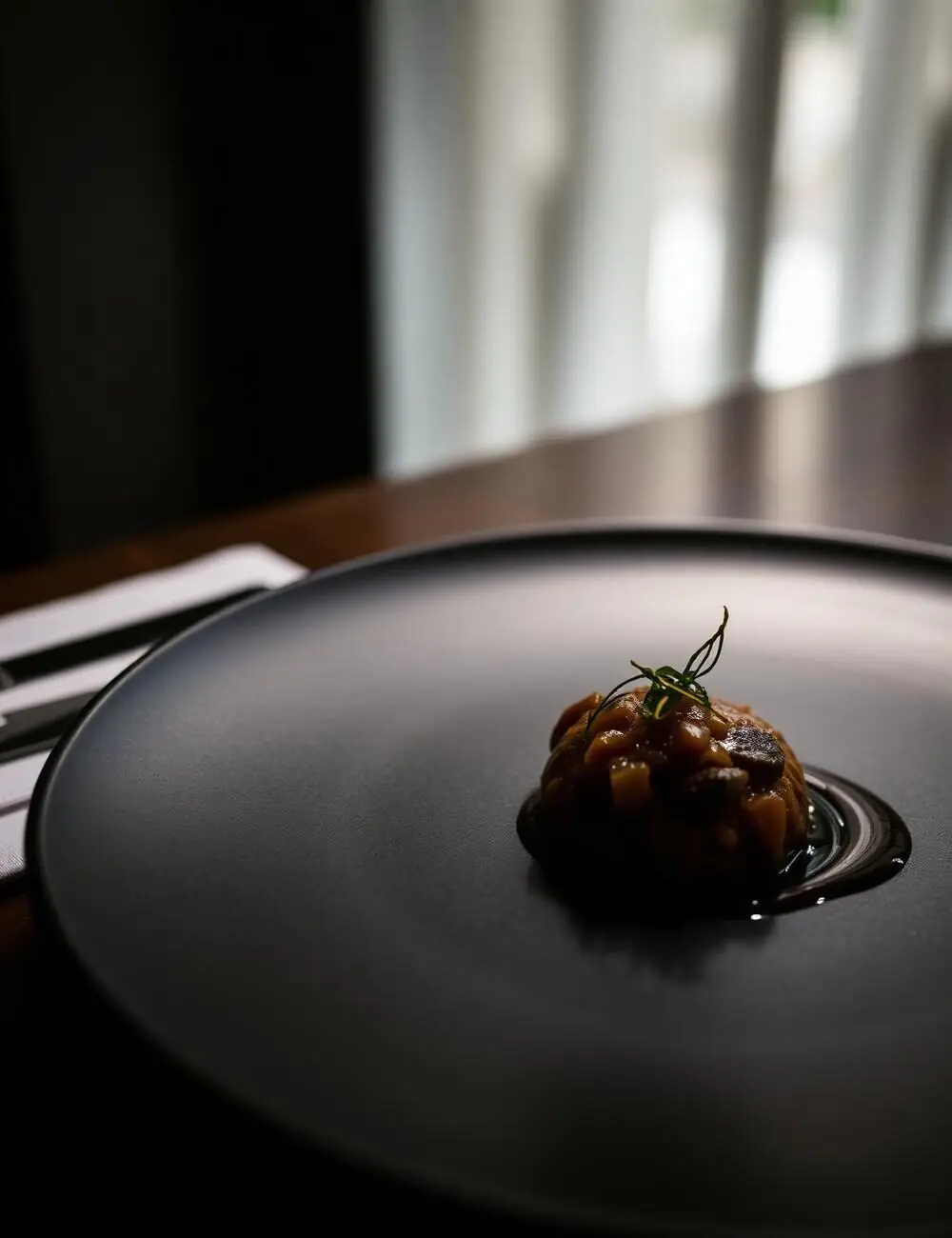 Fotografia de prato autoral de alta gastronomia para cardápio de restaurante – BenHur Studio Campinas