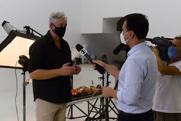 Benhur de Santi em entrevista à EPTV sobre fotografia de alimentos