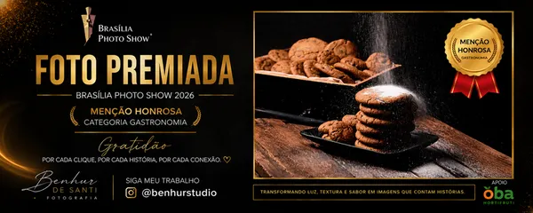 Fotógrafo Benhur de Santi conquista Menção Honrosa no Brasília Photo Show 2026
